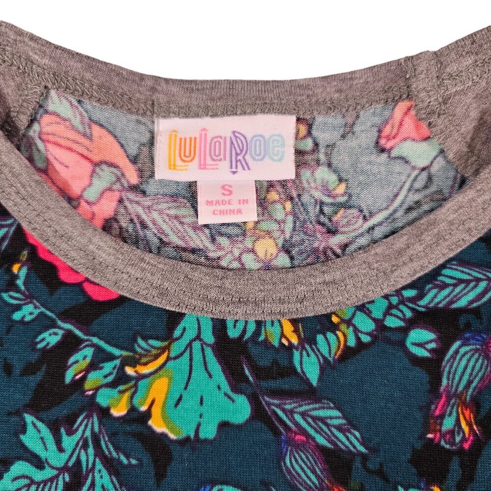 Lularoe RANDY Women's Floral Print Top - Size Small NWT - Picture 5 of 15